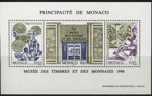 Monaco Mi.2311-2313 blok 70 czyste**