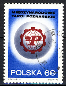 znaczek pocztowy 1944 kasowany 1944 czwórka czysta** XI Międzynarodowe Targi Poznańskie
