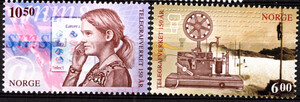 Norwegia Mi.1550-1551 czyste** znaczki