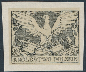 018 Projekt konkursowy - Polskie Marki Pocztowe 1918 rok - autor Gardowski Ludwik