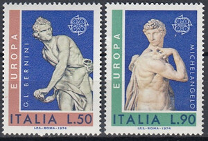 Włochy Mi.1440-1441 czyste** Europa Cept