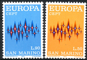 San Marino Mi.0997-998 czyste** Europa Cept