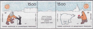 French Antarctic Territory Mi.0283-284 czyste**