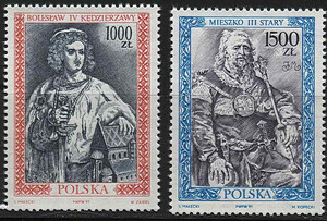 3178-3179 czyste** Poczet królów i książąt polskich