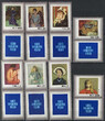 1963-1970 przywieszka pod znaczkiem czyste** Dzień Znaczka - kobieta w malarstwie polskim