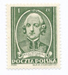 0604 b papier średni gładki czyste** 140 rocznica śmierci Hugona Kołłątaja
