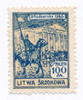 Litwa Środkowa 42 B ax ciemnoniebieski czysty*