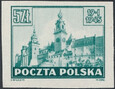 0366 Próba P7 zielony papier średni gwarancja czysta** Widoki Krakowa 127/26
