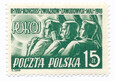 0494 ZL 11¼ guma żółtawa czysty** VIII Kongres Związków Zawodowych