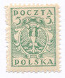 0086 B by jasnozielony papier żeberkowany poziomo ZL 11½ gwarancja czysty** Wydanie markowe