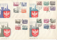 FDC 1044-1061 Historyczne miasta polskie