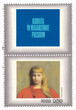 1966 przywieszka nad znaczkiem czyste** Dzień Znaczka - kobieta w malarstwie polskim