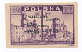 0393 czysty** 1 rocznica wyzwolenia Warszawy