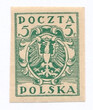 0086 A ax zielony papier biały średni gładki czysty** Wydanie w walucie markowej