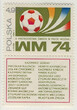2181 przywieszka pod znaczkiem czysty** Srebrny medal reprezentacji Polski w MŚ w piłce nożnej
