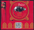 5032 lewy dolny narożnik czysty** Chińskie znaki zodiaku