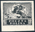 0096 Próba P4 czarna papier kredowany czysta Wydanie w walucie markowej 589/25