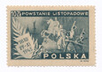 0387 b papier szary gruby guma szarawa czysty** 115 rocznica Powstania Listopadowego