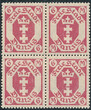 WMG 103 b karminoworóżowy czwórka gwarancja czyste** Wydanie obiegowe - herb Gdańska 221/26