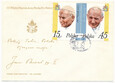 FDC 2951-2952 III wizyta papieża Jana Pawła II w Polsce