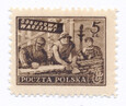 0513 a ciemnobrązowy papier średni jednolity ZL 12¾:10¾ gwarancja czysty**  Wydanie na odbudowę Warszawy