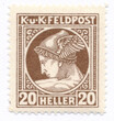 OA52 b ząbkowanie 11½ czysty** Głowa Merkurego