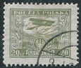 0222 kasowany Wydanie na przesyłki lotnicze