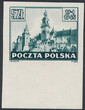 0366 Próba P3 ciemnooliwkowozielona papier cienki gwarancja czysta** Widoki Krakowa 120/26
