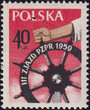 0945 B1 plama przy O czysty** III Zjazd PZPR