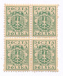 0086 B bx jasnozielony czwórka ZL 11½ czyste** Wydanie markowe