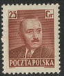0536 a papier biały średni gładki guma bezbarwna czysty** Bolesław Bierut