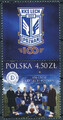 5203 przywieszka nad znaczkiem czyste** 100-lecie KKS Lech Poznań