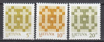 Litwa Mi.0682-684 I (1998) czyste**