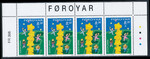 Faroer Mi.0374 pasek z górnym marginesem czysty** Europa Cept