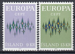 Islandia Mi.0461-462 czyste** Europa Cept