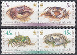 Cocos-Island Mi.0400-403 parki czyste** WWF