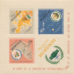 Burundi Mi.0200-202 Blok 9 A czyste**