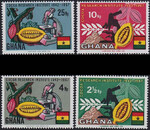 Ghana Mi.0334-337 A czyste**