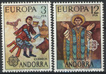 Andorra hiszpańska 096-97 czyste** Europa Cept