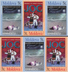 Mołdawia Mi.0463-464 paski czyste** Europa Cept