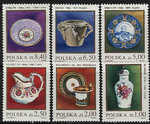 2596-2601 czyste** Polska ceramika szlachetna