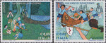 Włochy Mi.3176-3177 czyste** Europa Cept