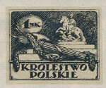 003 Projekt konkursowy barwa czarna- Edmund Bartłomiejczyk Polskie Marki Pocztowe 1918 rok