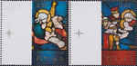 4594-4595 pustopole III lewa strona czyste ** Boże Narodzenie
