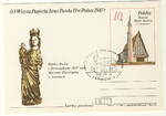 Cp 0952 kasownik III Wizyta Papieża Jana Pawła II w Polsce Tarnów 1