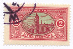 Litwa Środkowa 35 B kasowany Różne rysunki