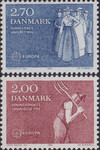Dania Mi.0749-750 czyste** Europa Cept