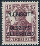 Olsztyn 04 I a ciemnobrązowokarminowy czysty** 696/25