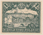 112 Projekt konkursowy barwa zielona- Jan Ogórkiewicz Polskie Marki Pocztowe 1918 rok