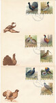 FDC 1841-1848 Ptaki łowne